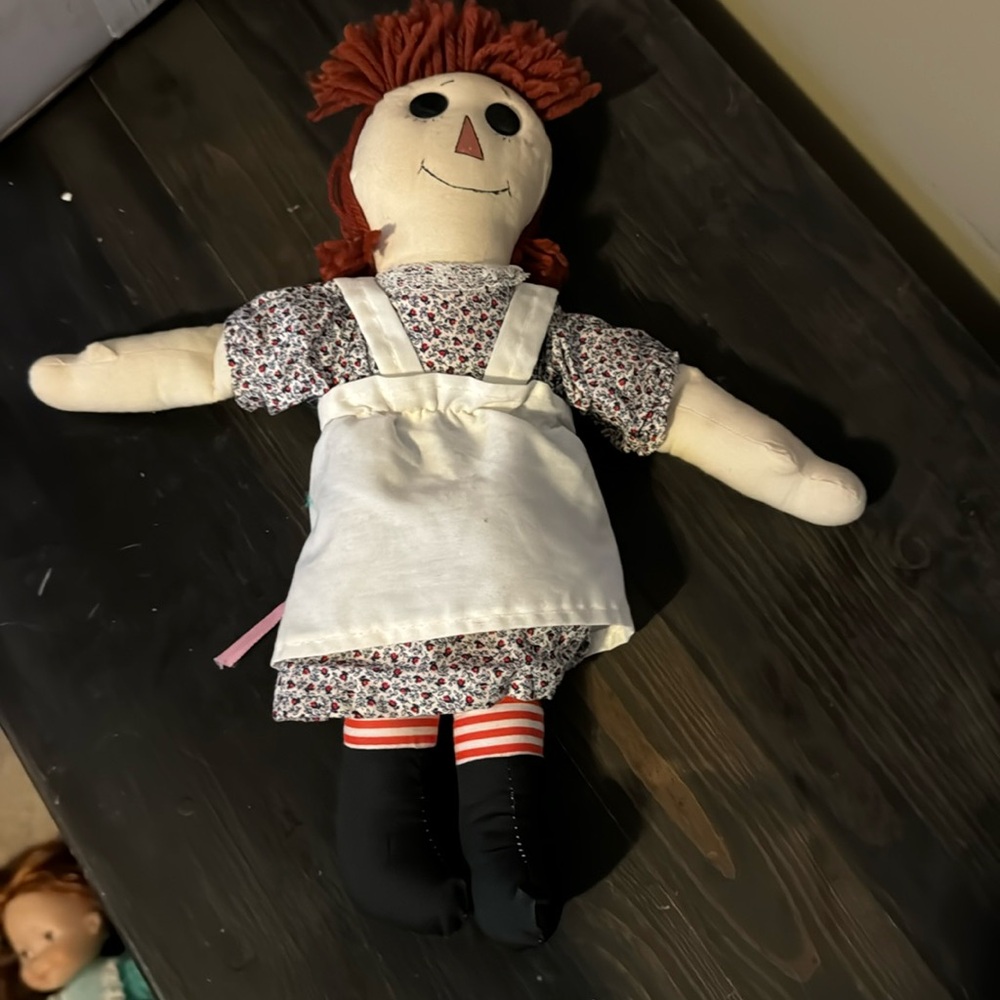 Vintage Raggedy Ann doll  12 inches.